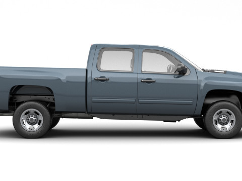 Generic crew cab pickup truck 17 3D Model