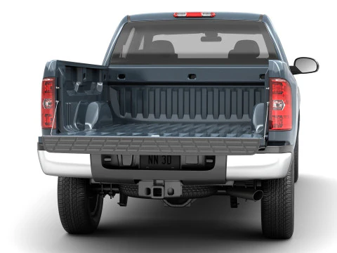 Generic crew cab pickup truck 17 3D Model