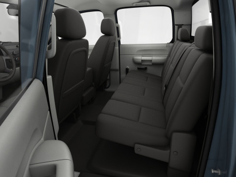Generic crew cab pickup truck 17 3D Model