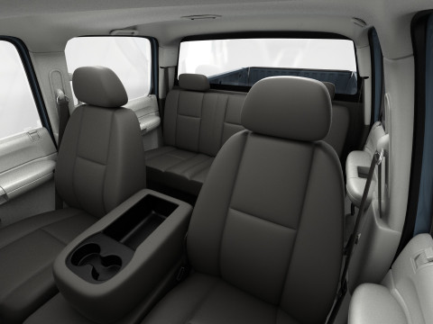Generic crew cab pickup truck 17 3D Model