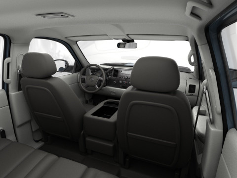 Generic crew cab pickup truck 17 3D Model