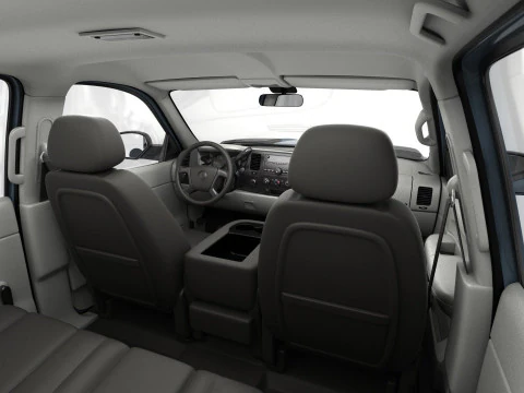 Generic crew cab pickup truck 17 3D Model