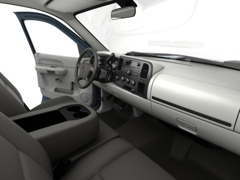 Generic crew cab pickup truck 17 3D Model