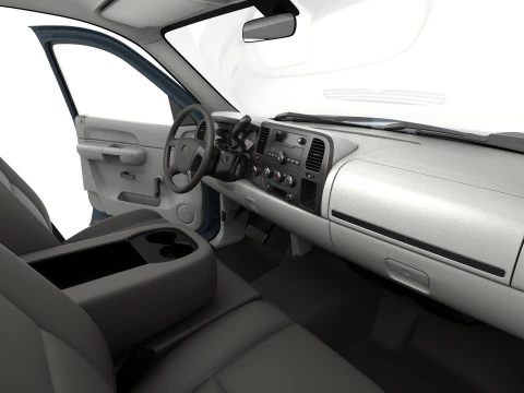 Generic crew cab pickup truck 17 3D Model
