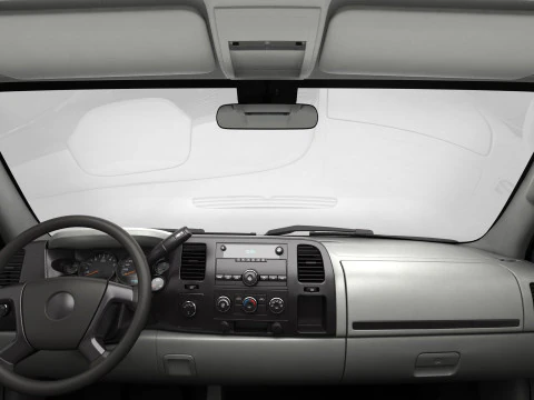 Generic crew cab pickup truck 17 3D Model