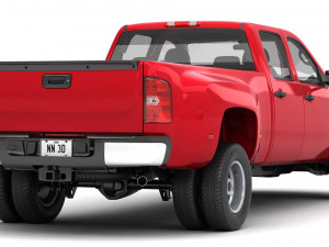 Generic dually pickup truck 18 Modello 3D