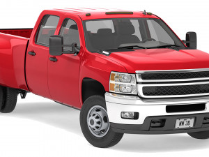 Generic dually pickup truck 18 Modello 3D