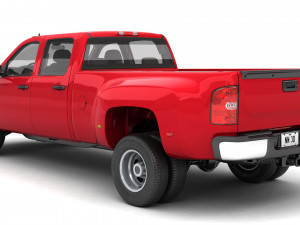 Generic dually pickup truck 18 Modello 3D