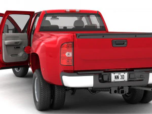 Doppio camioncino generico 18 Modello 3D