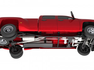 Generic dually pickup truck 18 Modello 3D
