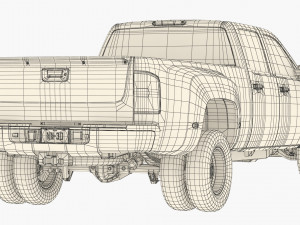 Generic dually pickup truck 18 Modello 3D