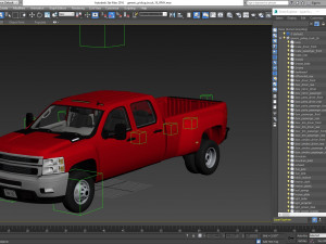 Generic dually pickup truck 18 Modello 3D