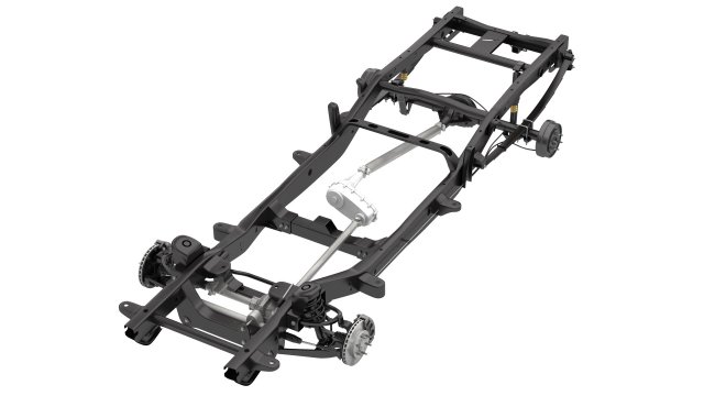 pickup truck chassis 4wd ifs 3D Модель .c4d .max .obj .3ds .fbx .stl .blend 