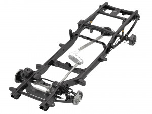 pickup truck chassis 4wd ifs Modelo 3D