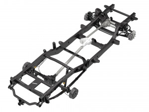 pickup truck chassis 4wd ifs 3D Модель
