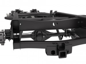 dually pickup truck chassis 4wd ifs Model 3D