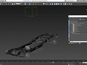 dually pickup truck chassis 4wd ifs Model 3D