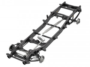 hd pickup truck chassis 4wd ifs Modelo 3D