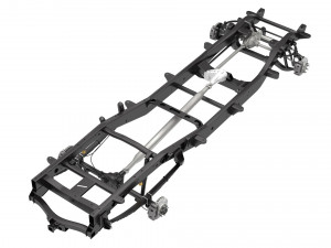 hd pickup truck chassis 4wd ifs Modelo 3D