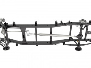 hd pickup truck chassis 4wd ifs Modelo 3D