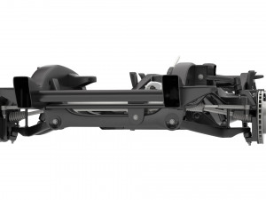 hd pickup truck chassis 4wd ifs Modelo 3D