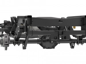 hd pickup truck chassis 4wd ifs Modelo 3D