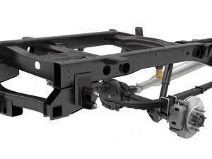 hd pickup truck chassis 4wd ifs Modelo 3D