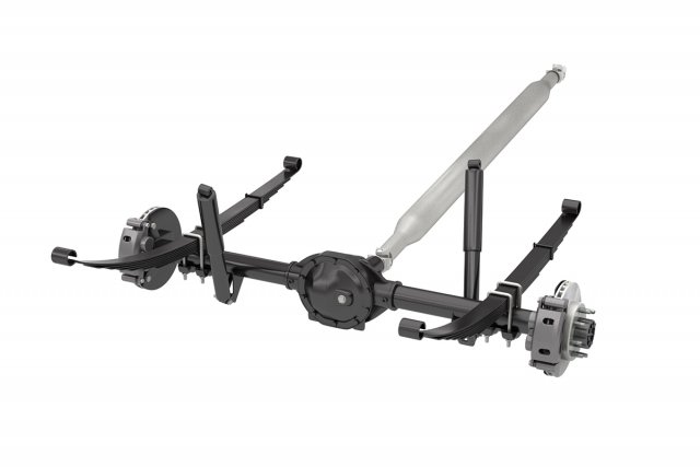 heavy duty axle and driveshaft Modello 3D .c4d .max .obj .3ds .fbx .stl .blend 