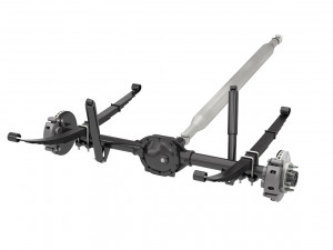 heavy duty axle and driveshaft 3D Model