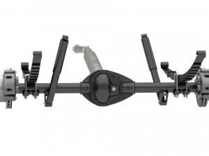 dually axle and driveshaft Modello 3D