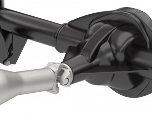 dually axle and driveshaft Modello 3D