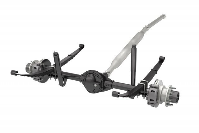 dually axle and driveshaft Modello 3D .c4d .max .obj .3ds .fbx .stl .blend 