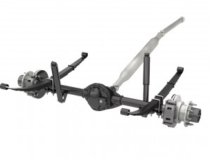 dually axle and driveshaft 3D मॉडल