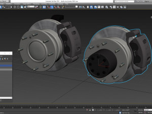 dually truck brake Modelo 3D