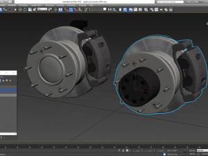 dually truck brake 3D Model