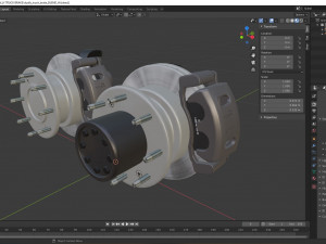 dually truck brake Modelo 3D