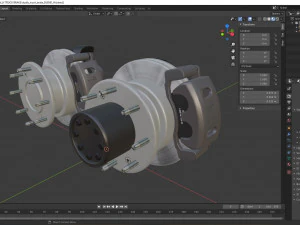 dually truck brake 3D Model