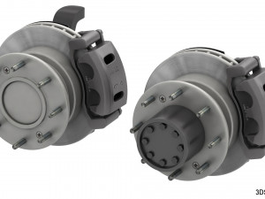 dually truck brake Modelo 3D