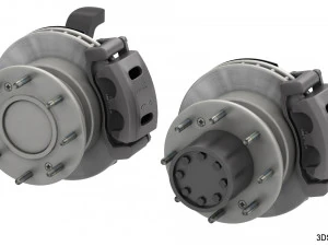 dually truck brake 3D Model