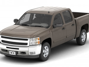 GENERIC PICKUP TRUCK 19 3D Модель