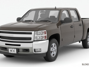 GENERIC PICKUP TRUCK 19 3D Модель
