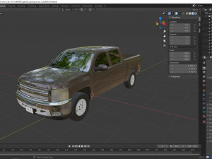 GENERIC PICKUP TRUCK 19 3D Модель