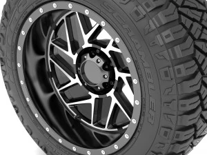 off road wheel and tire 13 3D Model