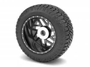 off road wheel and tire 13 Modelo 3D