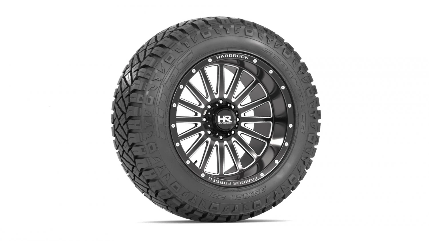 off road wheel and tire 15 3D Model .c4d .max .obj .3ds .fbx .stl .blend 