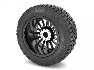 off road wheel and tire 15 3D Model