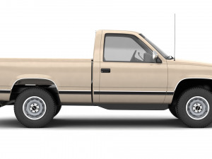 Generic pickup truck 21 Model 3D