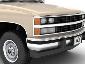 Generic pickup truck 21 3D Model