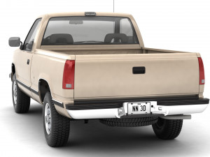 Generic pickup truck 21 Model 3D