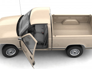 Generic pickup truck 21 Model 3D
